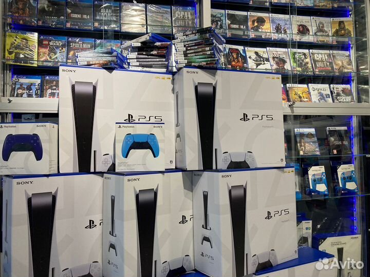 Sony Playstation 5 + 365 игр+ Гарантия Год