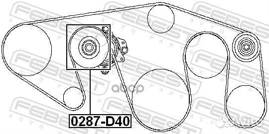 Ролик натяжной nissan pathfinder r51m 2005- 028