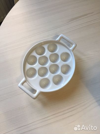 Блюдо для улиток на 12 ячеек Revol Франция