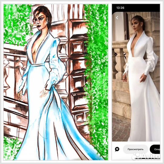 Портрет по фото на заказ. Иллюстрация