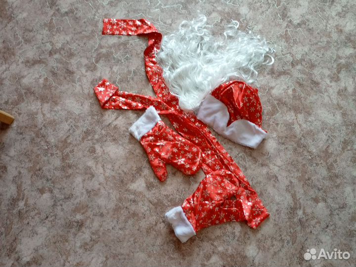 Костюм деда мороза взрослый