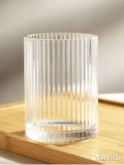 Набор стеклянных стаканов, 2 шт по 250 мл