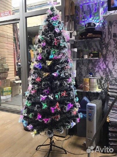 Елка искусственная светящаяся 210 см