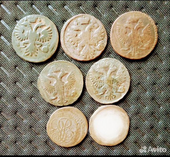 Монета. Денга 1731-60 г