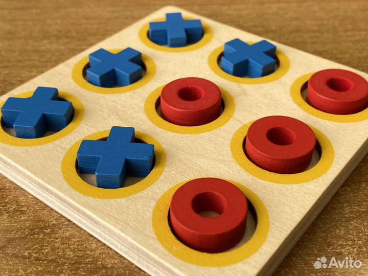 Крестики нолики деревянные