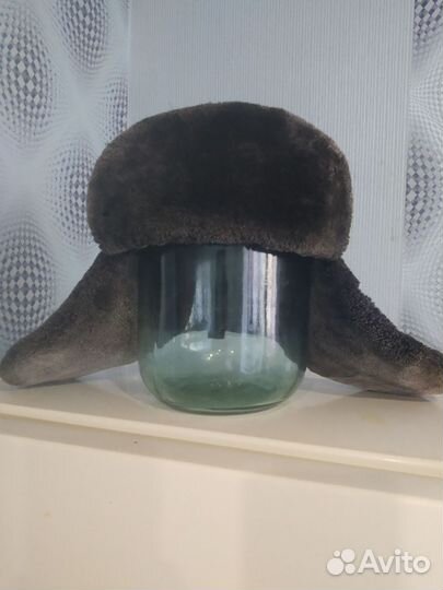 Мужская шапка-ушанка 56р