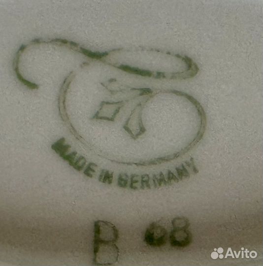 Блюдо овальное гдр германия фарфор