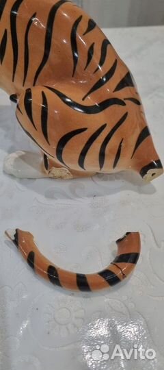 Статуэтка тигр лфз Шерхан. Под реставрацию