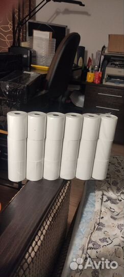 Чековая, кассовая лента 57х12х40, 18 шт. в уп