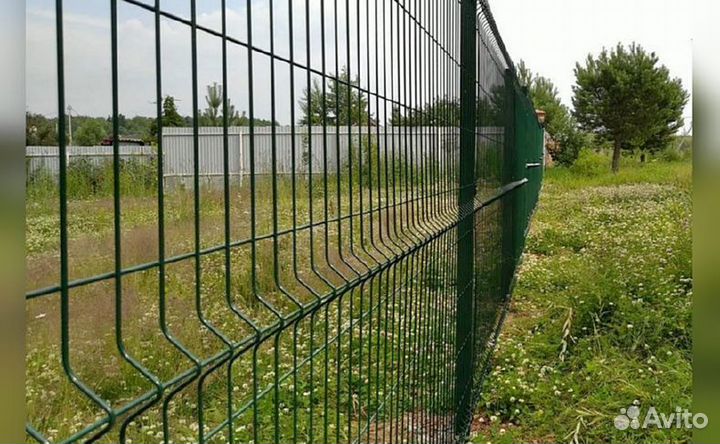 Забор из 3д сетки