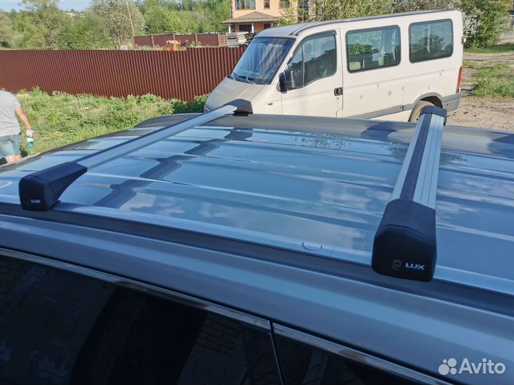 Багажник Lux Bridge серебро на Hyundai Santa Fe 4