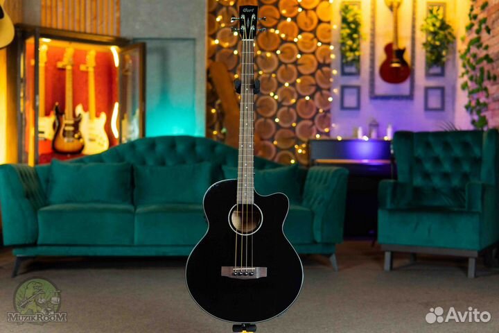 Cort AB850F-BK-BAG Acoustic Bass Series