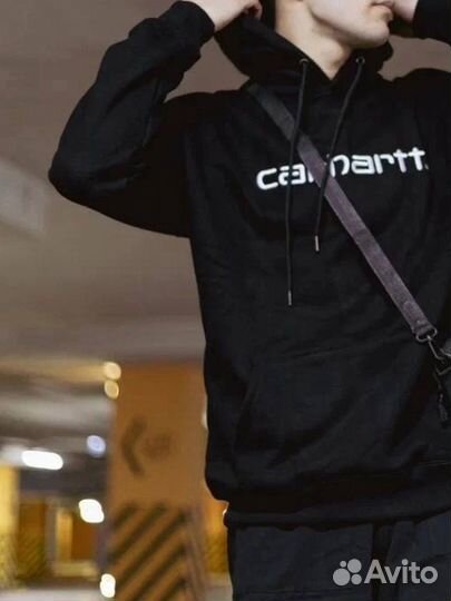 Худи carhartt черное