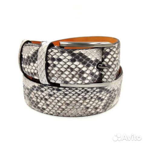 Ремень Malpolon из натуральной кожи питона