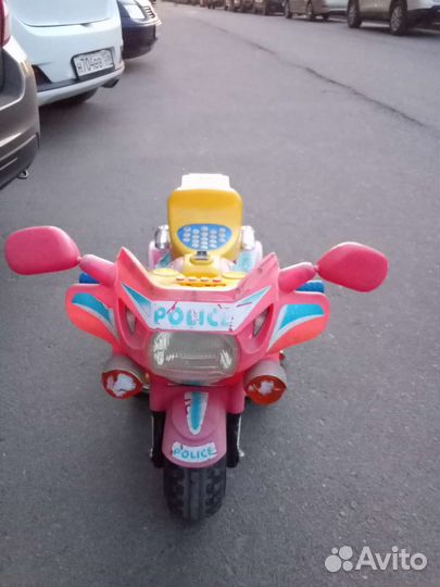 Детский мотоцикл на аккумуляторе бу