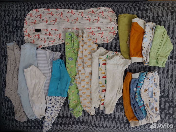 Пакет детской одежды для дома 68-74 р