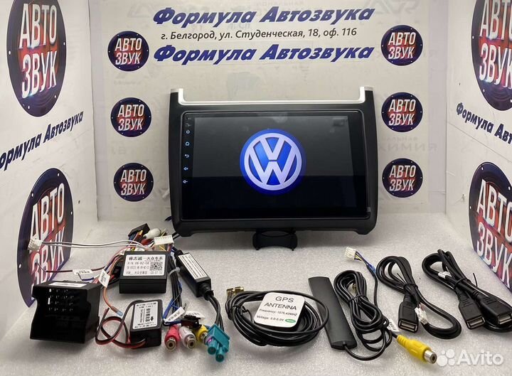 Штатная магнитола VW polo 2008-2020 3-32 8 ядра