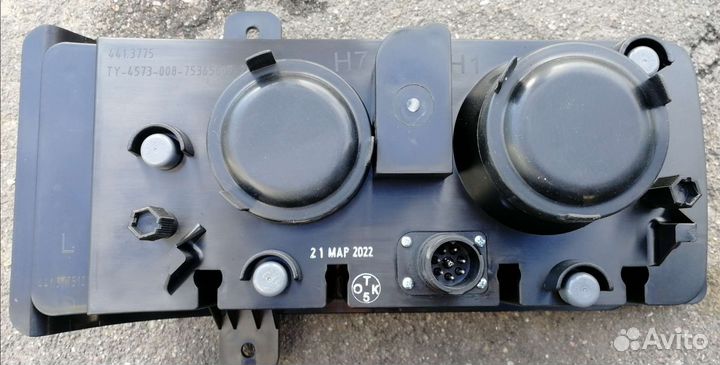 Фара блок Камаз-6520, 6511, 4308 с дхо левая Н/О