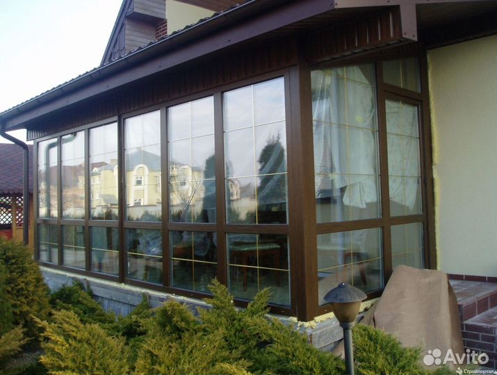 Остекление терассы теплое