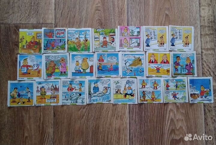 Вкладыши СССР Patbom,Tom and Jerry,Love is и др