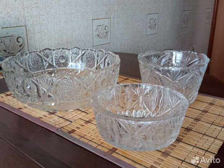 Хрустальная ваза