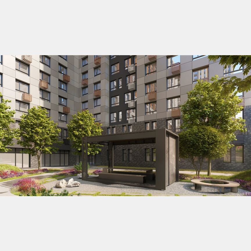 2-к. квартира, 58,4 м², 5/19 эт.