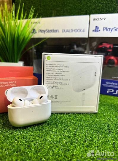 Airpods Pro 2 Gen. с чехлом и гарантией на год