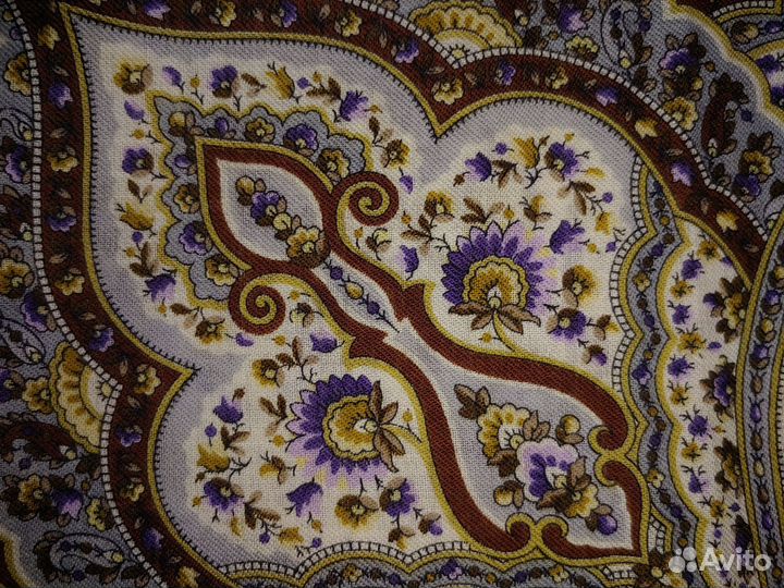 Павловопосадский платок шерсть