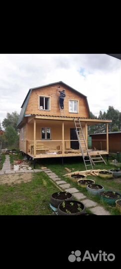 Каркасный дачный домик