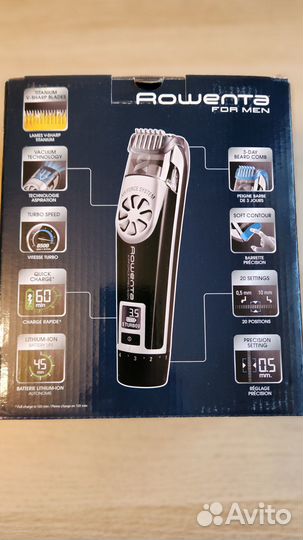 Триммер для бороды rowenta AIR force precision