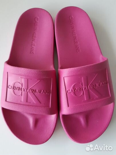 Женские шлепанцы/сланцы calvin klein jeans 38 (39