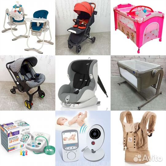 Прокат колясок, автокресел, кроваток
