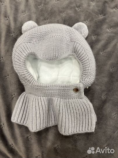 Шапка зима капор детская Журавлик (38-40)