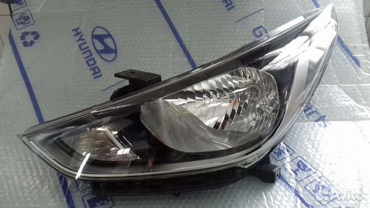 Фара левая хундай солярис 2018 год
