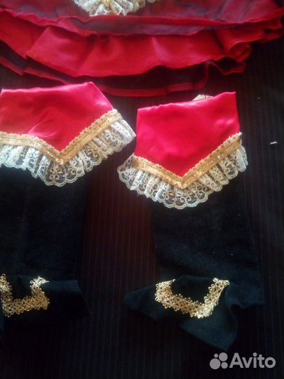 Костюм маскарадный # Пиратка красная#