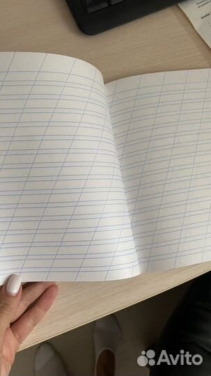 Тетрадь в узкую линейку