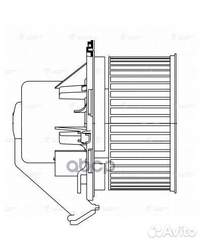 Э/вентилятор отоп. для а/м Mercedes-Benz Sprinter