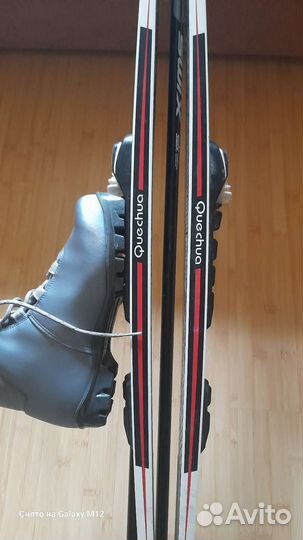 Лыжи беговые с ботинками quechua