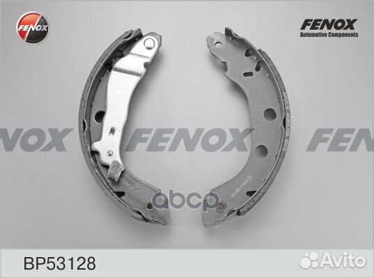 Колодки тормозные барабанные зад прав/лев B