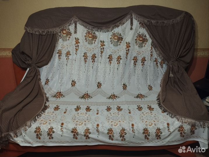 Комплект шторы + тюль