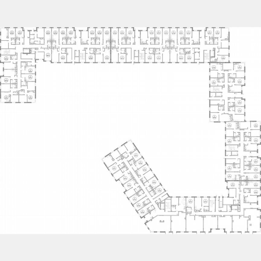 2-к. апартаменты, 49,4 м², 1/8 эт.