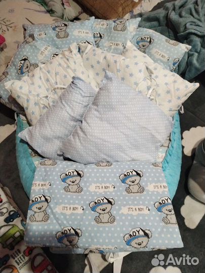 Бортики в кроватку и кокон