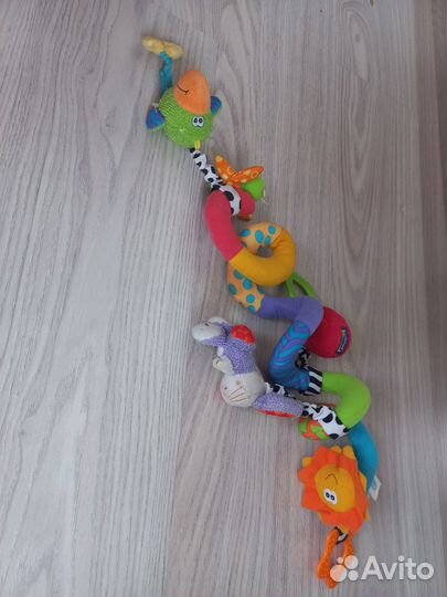 Подвесная мягкая игрушка с прорезывателем