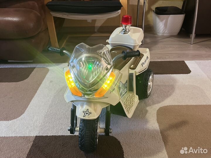 Детский электро мотоцикл на аккумуляторе