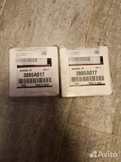 Подшипник передней ступицы mitsubishi,dodge,jeep