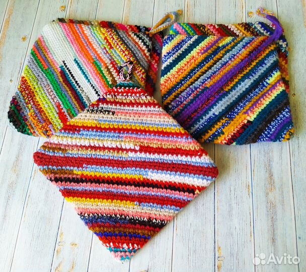 Прихватки вязаные