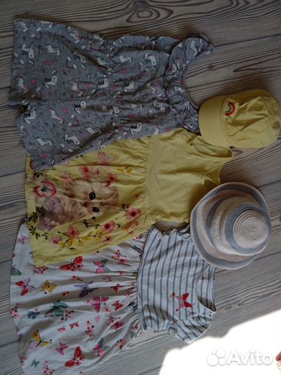 Фирменная одежда на девочку 3-4 года пакетом