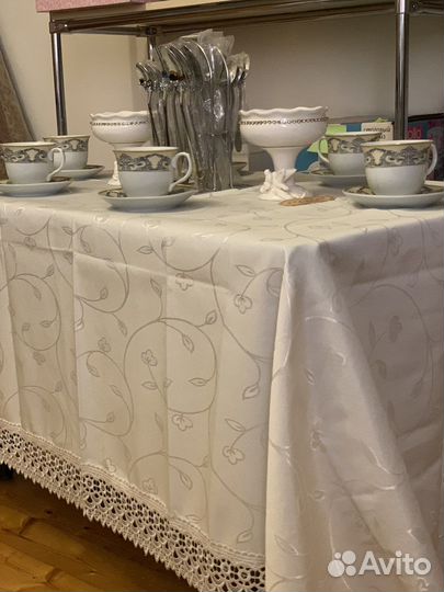 Посуда скатерть