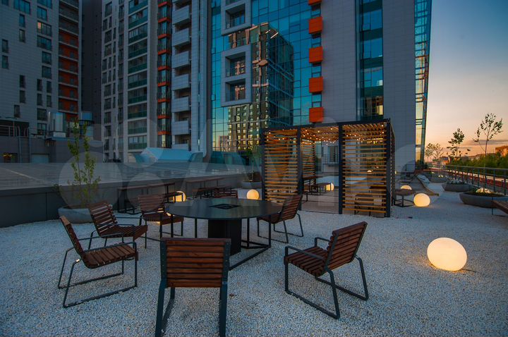 Аренда террасы в бц Парус, 200 м²