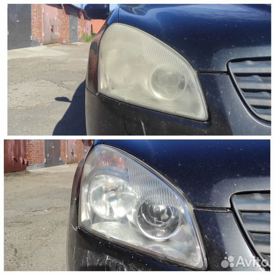 Химическая полировка фар